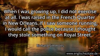 Englisches Zitat von Richard Simmons als Bild