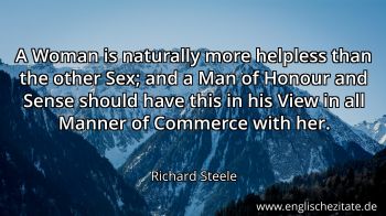 Englisches Zitat von Richard Steele als Bild