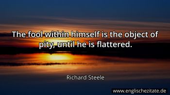Englisches Zitat von Richard Steele als Bild