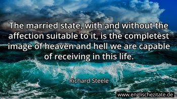 Englisches Zitat von Richard Steele als Bild