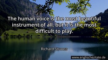 Englisches Zitat von Richard Strauss als Bild
