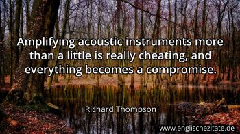 Englisches Zitat von Richard Thompson als Bild
