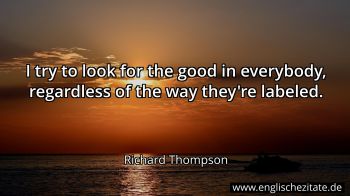 Englisches Zitat von Richard Thompson als Bild