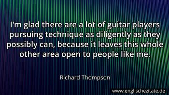 Englisches Zitat von Richard Thompson als Bild