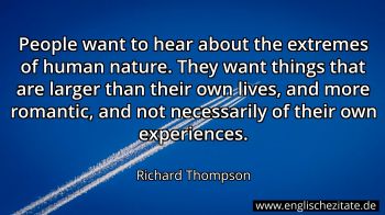 Englisches Zitat von Richard Thompson als Bild