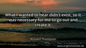 Englisches Zitat von Richard Thompson als Bild