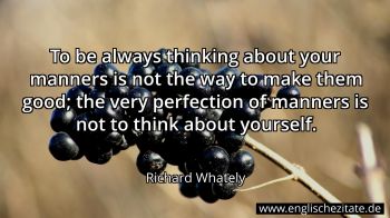 Englisches Zitat von Richard Whately als Bild