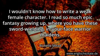 Englisches Zitat von Richelle Mead als Bild