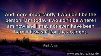 Englisches Zitat von Rick Allen als Bild