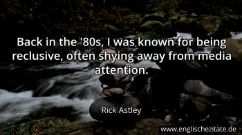Englisches Zitat von Rick Astley als Bild
