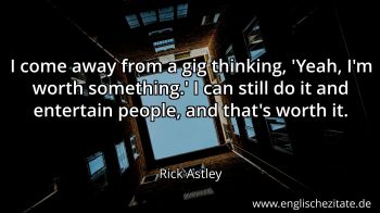 Englisches Zitat von Rick Astley als Bild