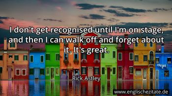 Englisches Zitat von Rick Astley als Bild
