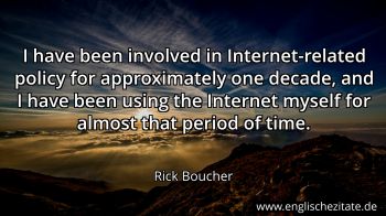 Englisches Zitat von Rick Boucher als Bild