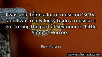 Englisches Zitat von Rick Moranis als Bild
