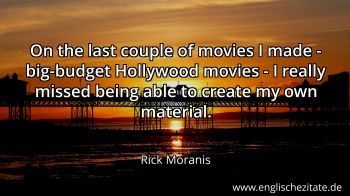 Englisches Zitat von Rick Moranis als Bild