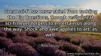 Englisches Zitat von Rick Yancey als Bild