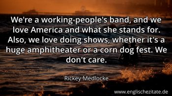 Englisches Zitat von Rickey Medlocke als Bild