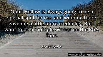 Englisches Zitat von Rickie Fowler als Bild