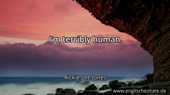 Englisches Zitat von Rickie Lee Jones als Bild