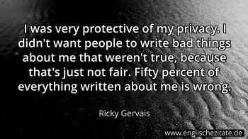 Englisches Zitat von Ricky Gervais als Bild