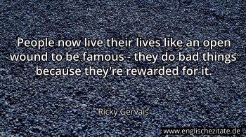 Englisches Zitat von Ricky Gervais als Bild