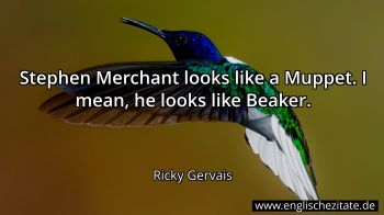 Englisches Zitat von Ricky Gervais als Bild