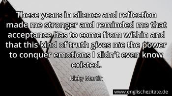 Englisches Zitat von Ricky Martin als Bild