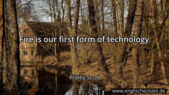 Englisches Zitat von Ridley Scott als Bild