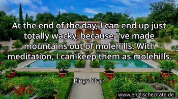 Englisches Zitat von Ringo Starr als Bild