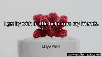 Englisches Zitat von Ringo Starr als Bild