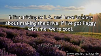 Englisches Zitat von Rita Coolidge als Bild