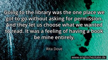 Englisches Zitat von Rita Dove als Bild