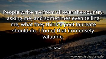 Englisches Zitat von Rita Dove als Bild