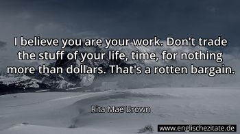 Englisches Zitat von Rita Mae Brown als Bild