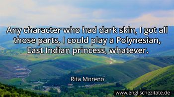 Englisches Zitat von Rita Moreno als Bild