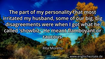 Englisches Zitat von Rita Moreno als Bild