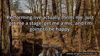 Englisches Zitat von Rita Wilson als Bild