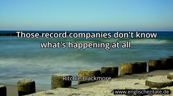 Englisches Zitat von Ritchie Blackmore als Bild