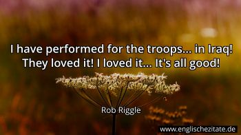 Englisches Zitat von Rob Riggle als Bild