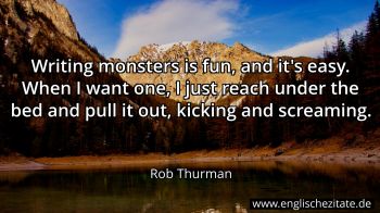 Englisches Zitat von Rob Thurman als Bild