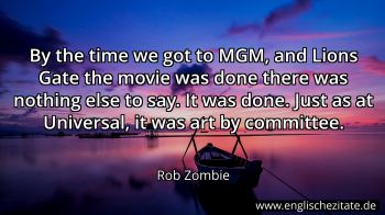 Englisches Zitat von Rob Zombie als Bild