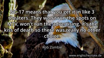 Englisches Zitat von Rob Zombie als Bild