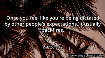 Englisches Zitat von Rob Zombie als Bild