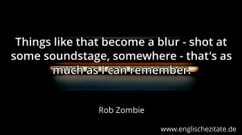 Englisches Zitat von Rob Zombie als Bild