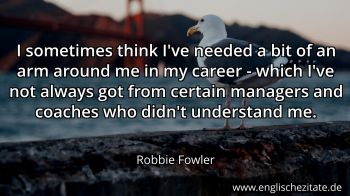 Englisches Zitat von Robbie Fowler als Bild