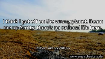 Englisches Zitat von Robert Anton Wilson als Bild