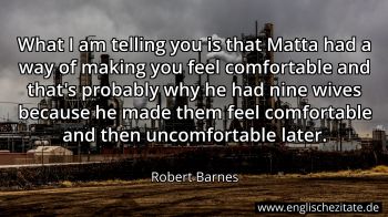 Englisches Zitat von Robert Barnes als Bild