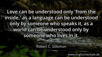 Englisches Zitat von Robert C. Solomon als Bild
