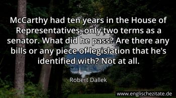 Englisches Zitat von Robert Dallek als Bild