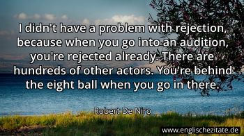 Englisches Zitat von Robert De Niro als Bild
